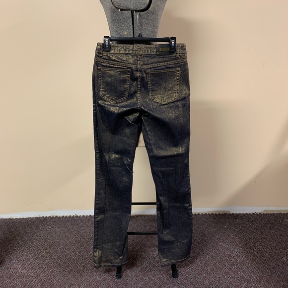 🎉HP🎉 New Tru Luxe Gold Tone Dark Wash Jeans 29/8 - Picture 7 of 9